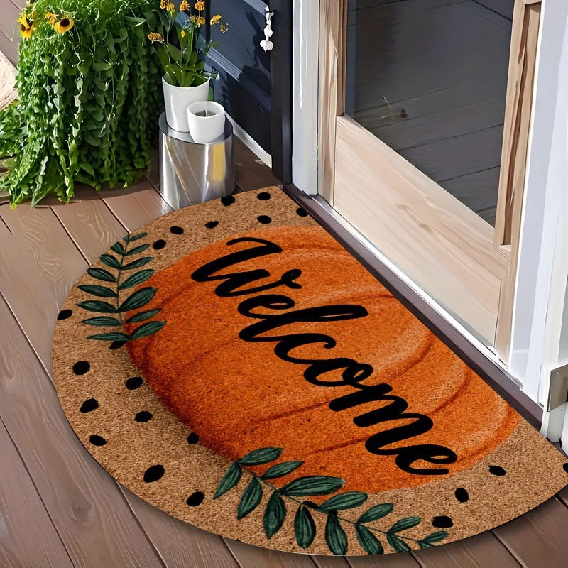 Autumn-Themed Welcome Mat