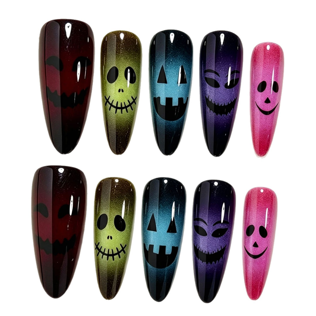 Halloween-Themed Glitter Nail Art Tips Stornfield