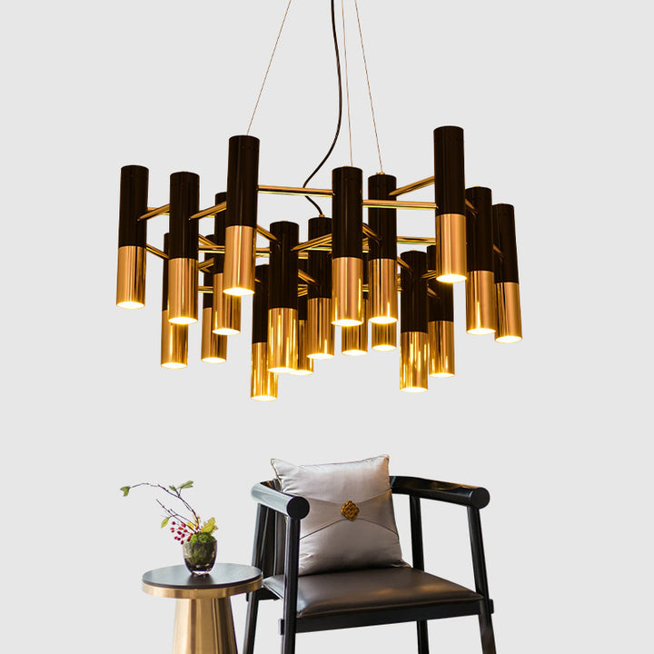 Luxurious Geometric Pendant Chandelier