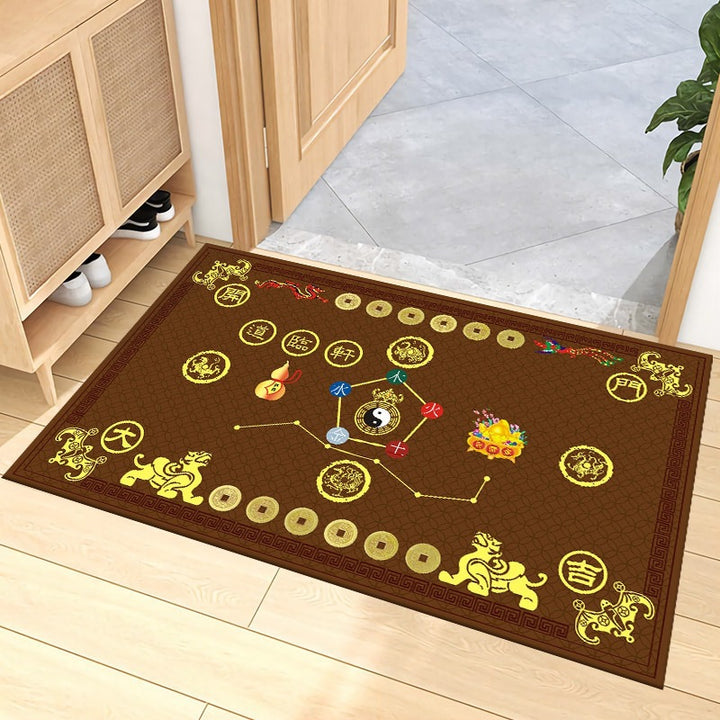 Decorative Zodiac-Themed Area Mat
