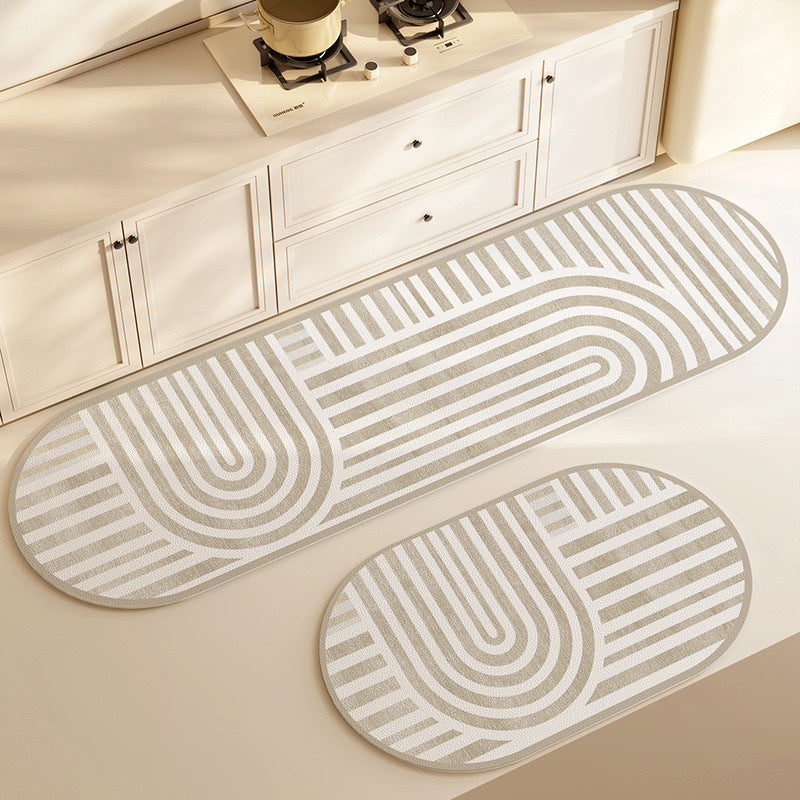 Non-Slip Kitchen Runner and Mat Set