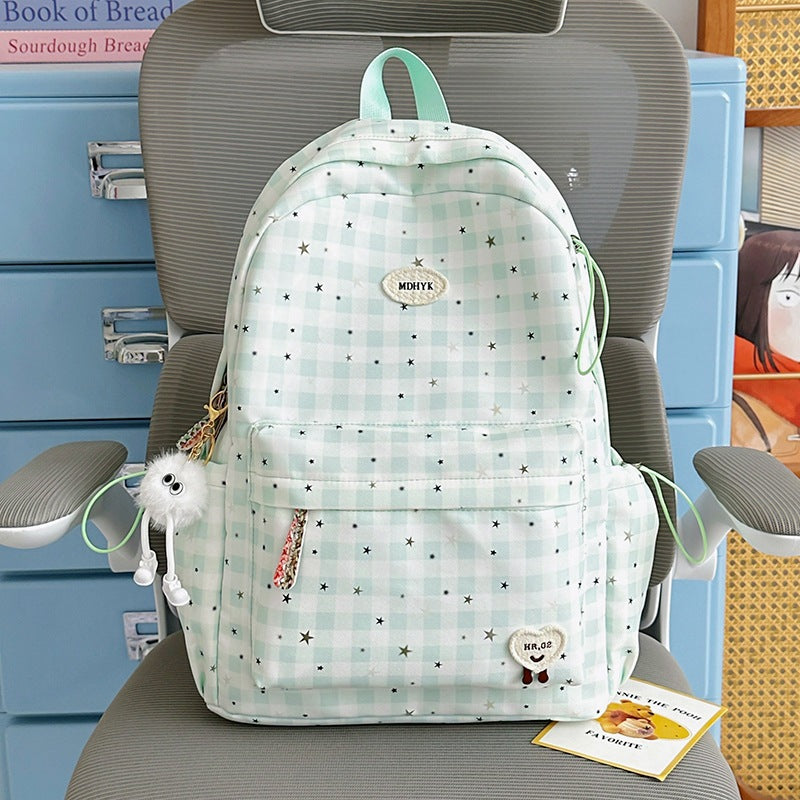 Stylish Checkered Mini Backpack Stornfield