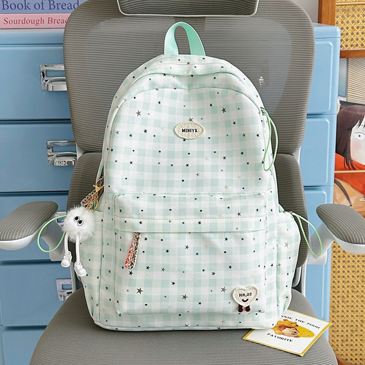 Stylish Checkered Mini Backpack Stornfield