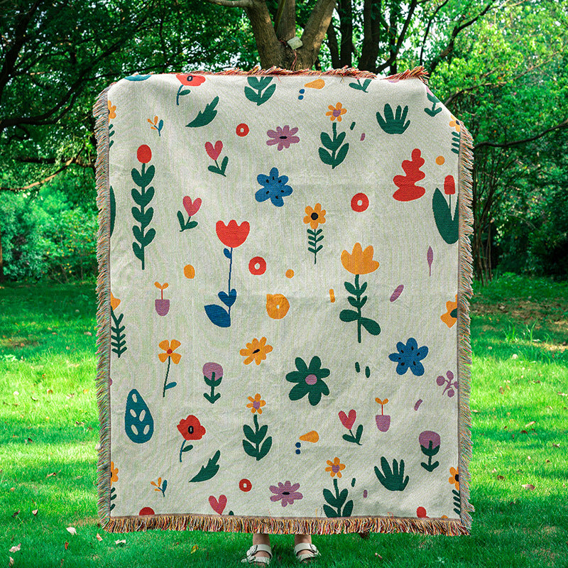 Cozy Graphic Throw Blanket