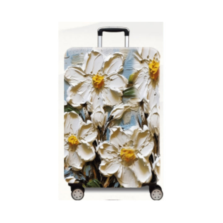 Women's Hard Shell Suitcase with Modern Expressionist Art Design Stornfield