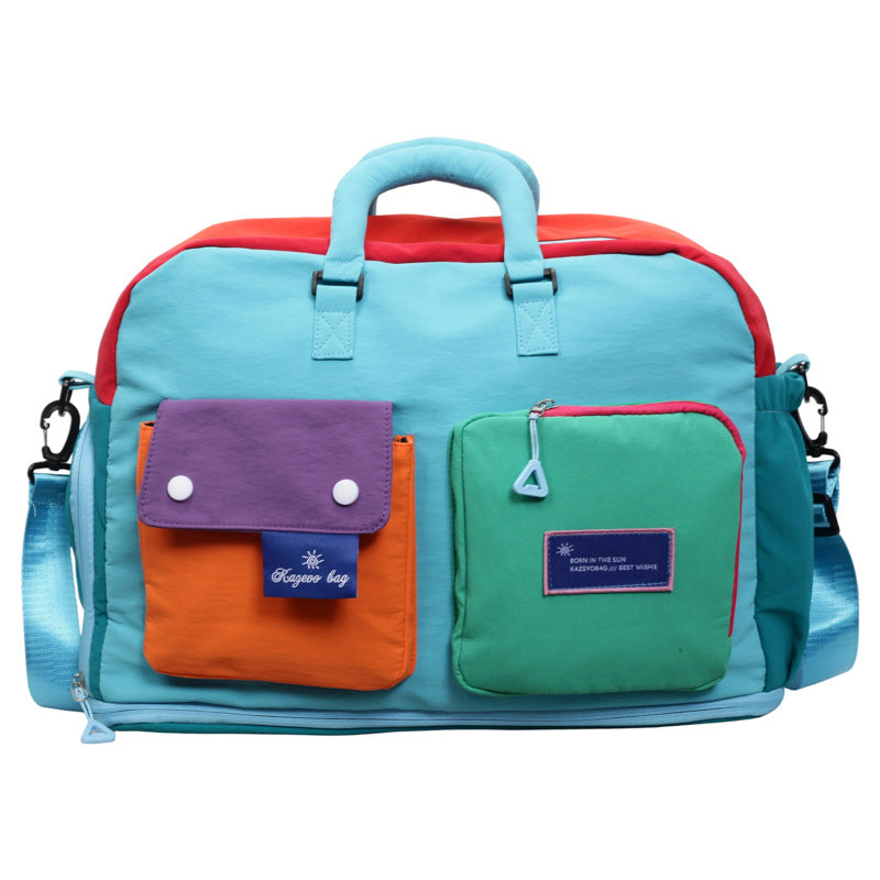 Colorful Multi-Pocket Messenger Bag Stornfield