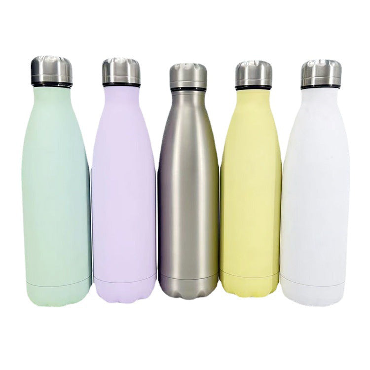 Women stylish stainless steel drinking bottle with anti-slip silicone sleeve Stornfield
