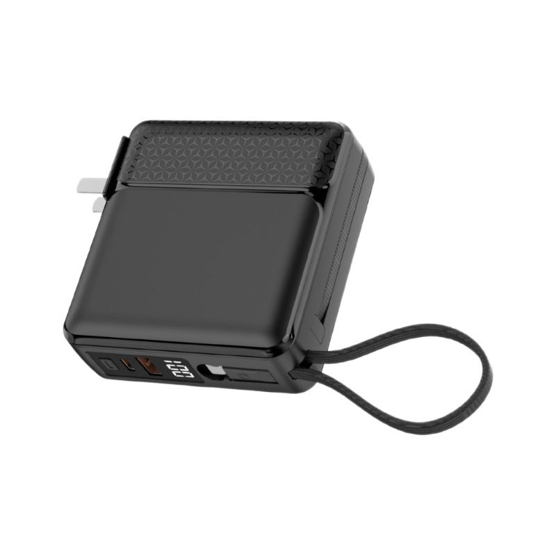Compact quick-charge power bank with LCD display and integrated safety technology Stornfield