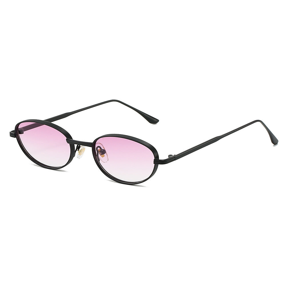 Fashion-Forward Oval Frame Sunglasses Stornfield