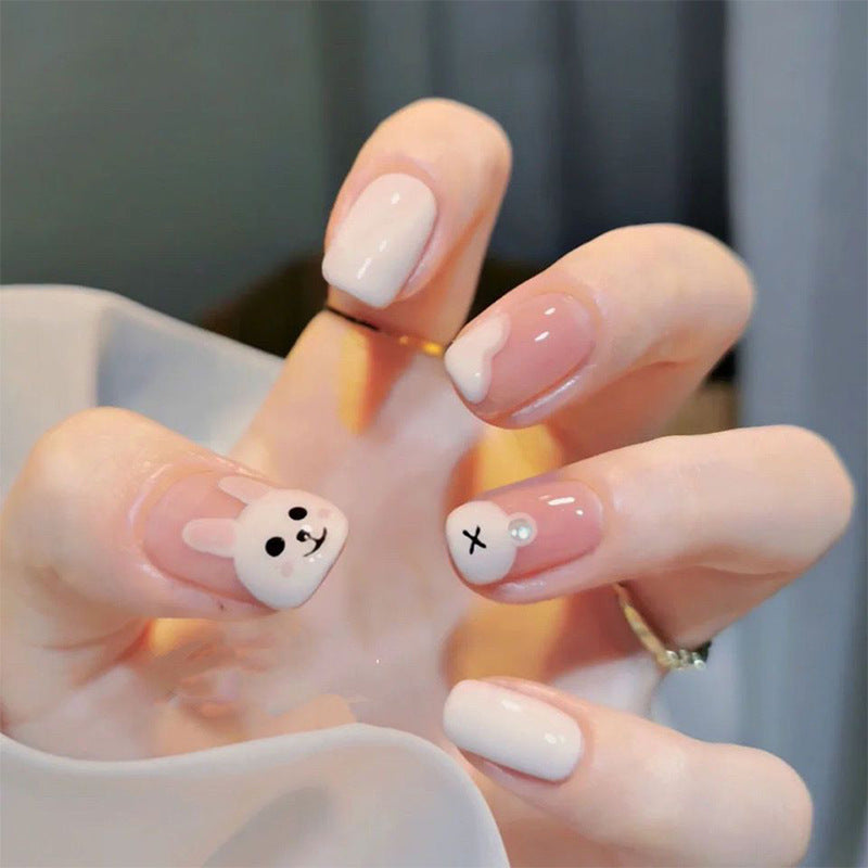 Playful Animal-Themed Nail Art
