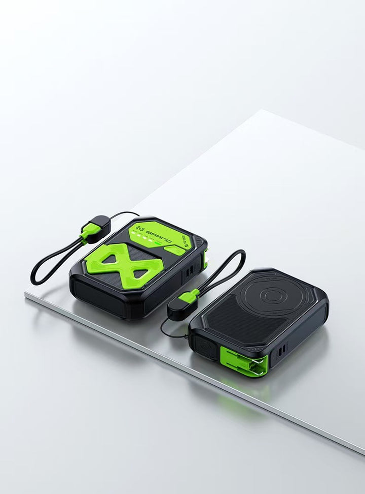 Portable power bank with integrated fast charging function and LCD display Stornfield