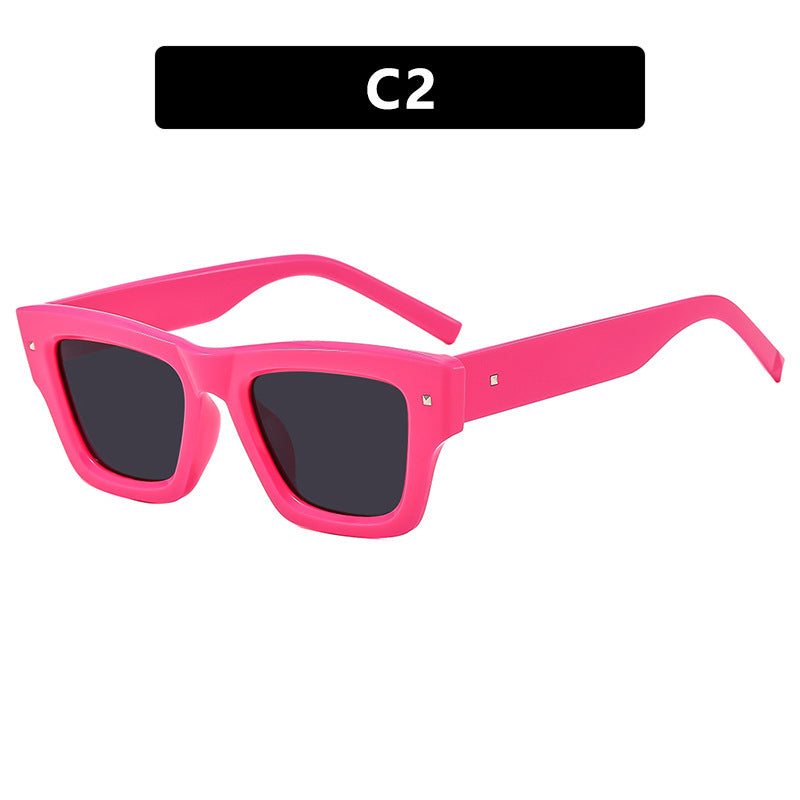 Ladies trendy sunglasses with square frame and UV protection Stornfield