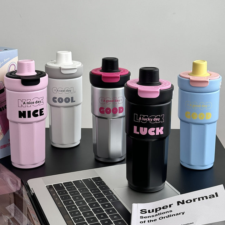 Ladies stylish coffee mug with spill-proof lid Stornfield