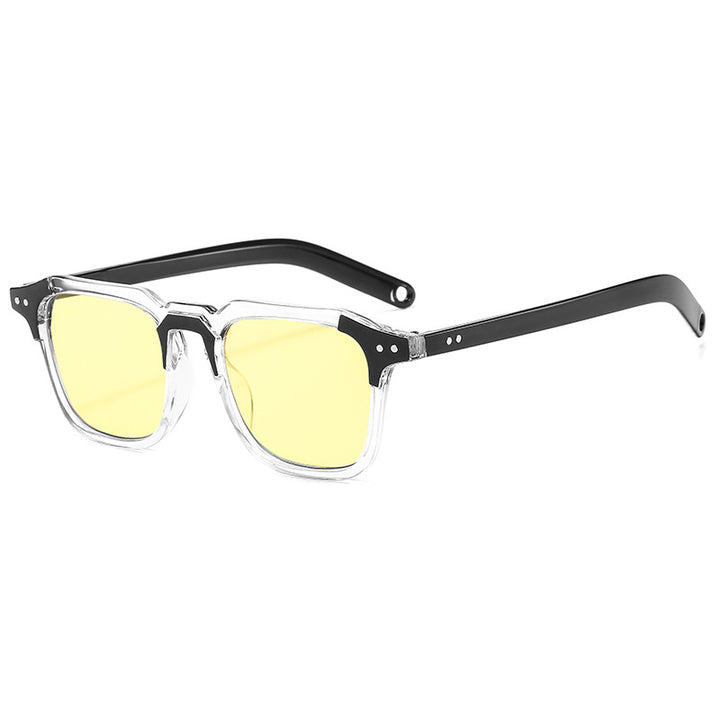 Men's Retro-Inspired Bold Square Sunglasses Stornfield