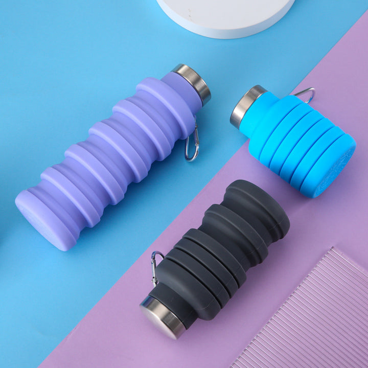 Women collapsible silicone drinking bottle Stornfield