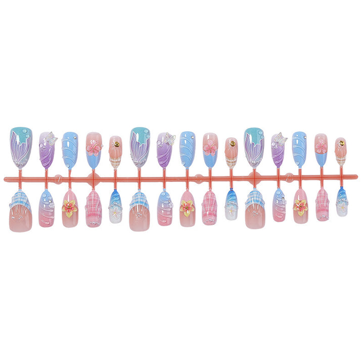 Artistic Decorative Press-On Nails Stornfield