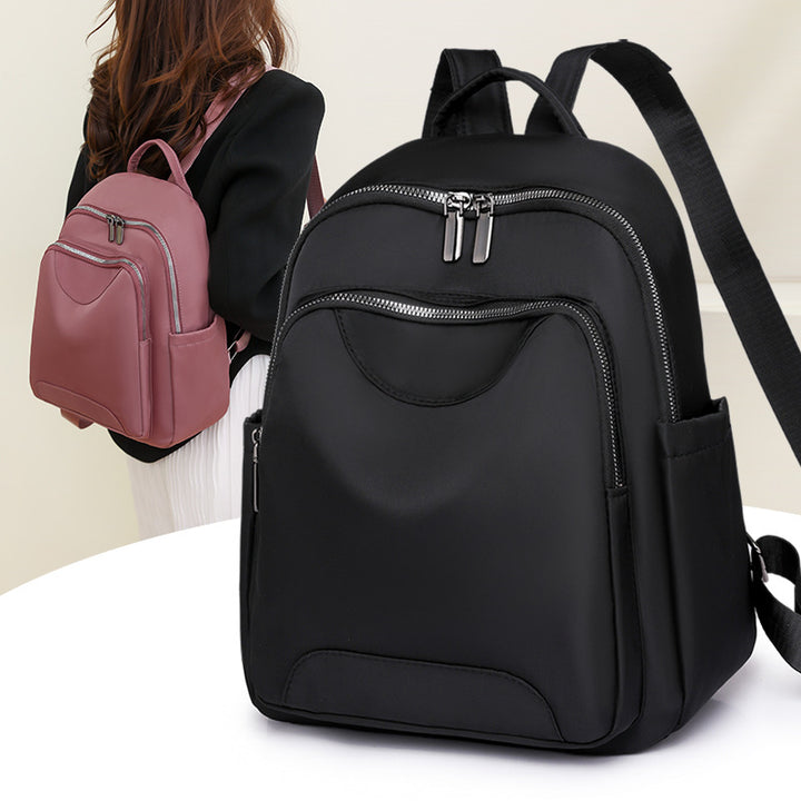 Sleek Minimalist Zip-Front Backpack Stornfield