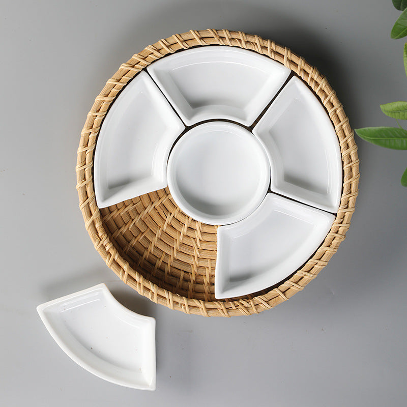 Unisex Serving Tray with Separate Compartments Stornfield