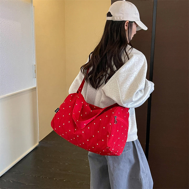 Floral Print Sports Duffle Bag Stornfield