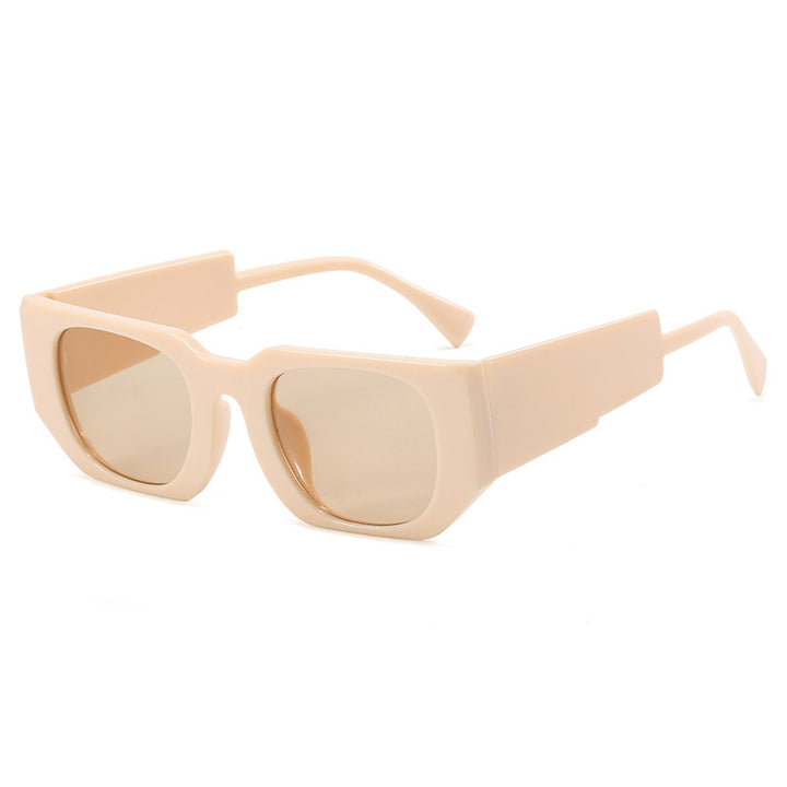 Women geometric oversized sunglasses with wide design Stornfield