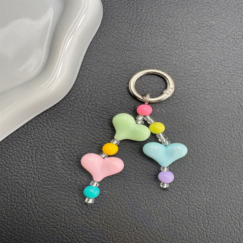 Decorative Beaded Charm Keychain Stornfield 1790135242
