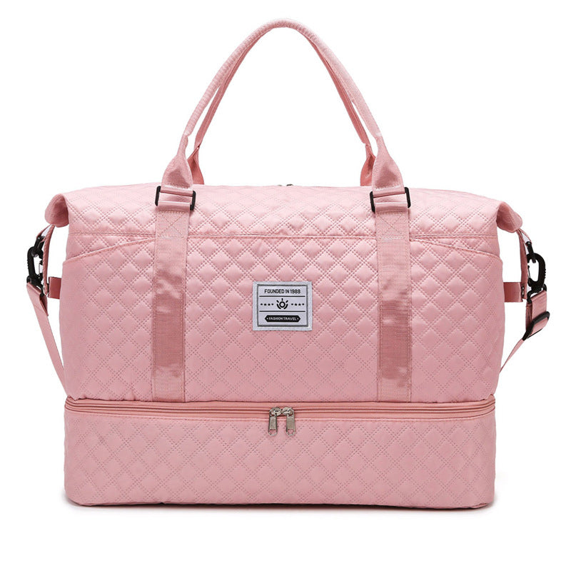 Quilted Travel Weekender Bag