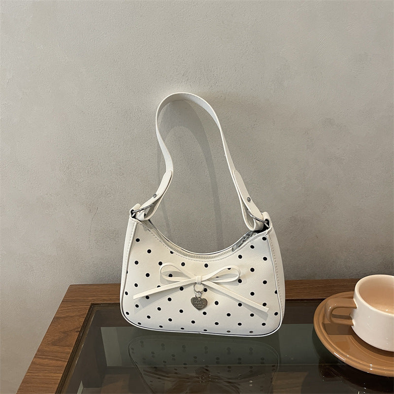 Charming Polka Dot Mini Shoulder Bag