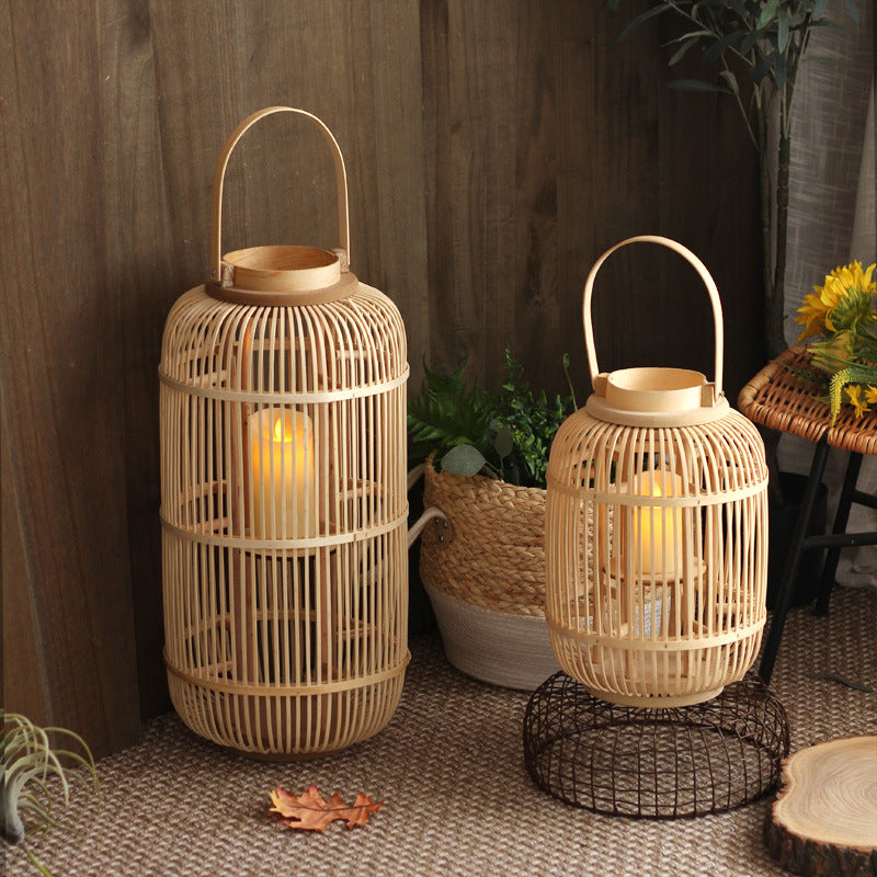 Decorative Lantern made of Rattan Stornfield