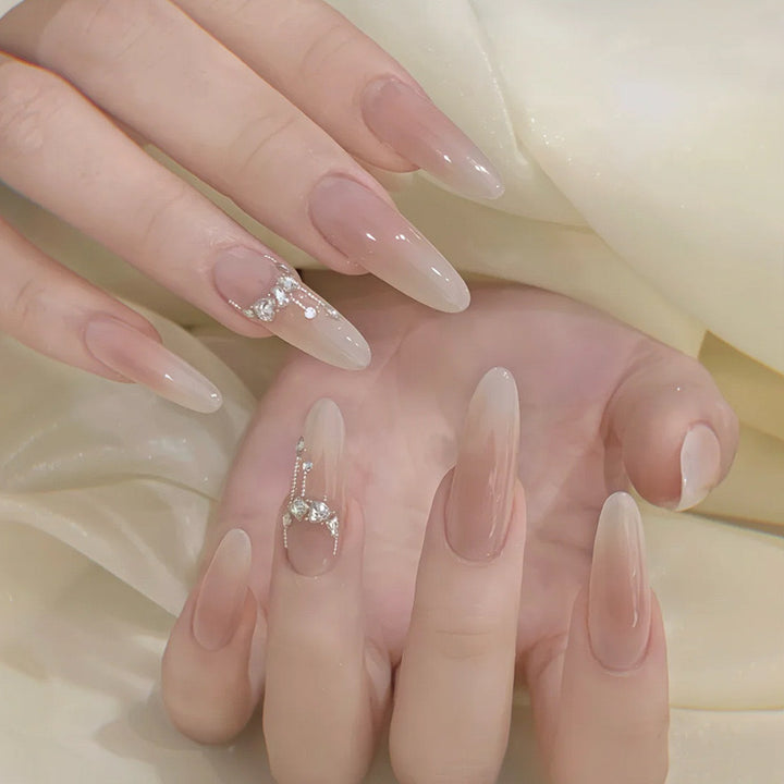 Artificial nails with glamorous decor Stornfield