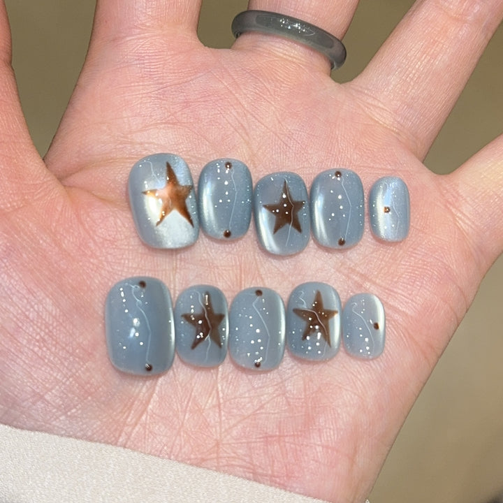 Artificial Nail Tips with Star Design Stornfield
