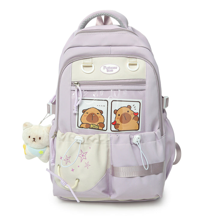 Cartoon Character Print School Backpack Stornfield