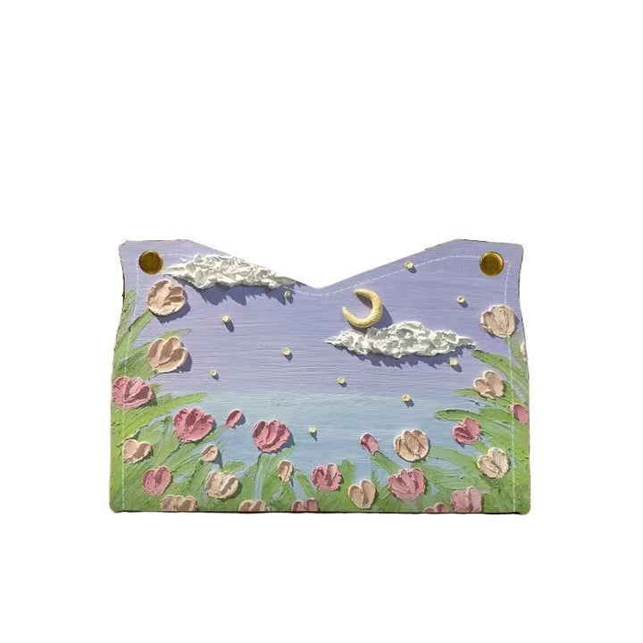 Artistic Floral Tissue Box Cover Stornfield