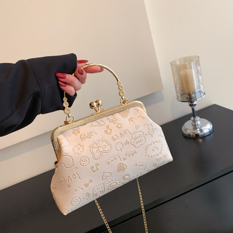 Whimsical Graphic Handbag