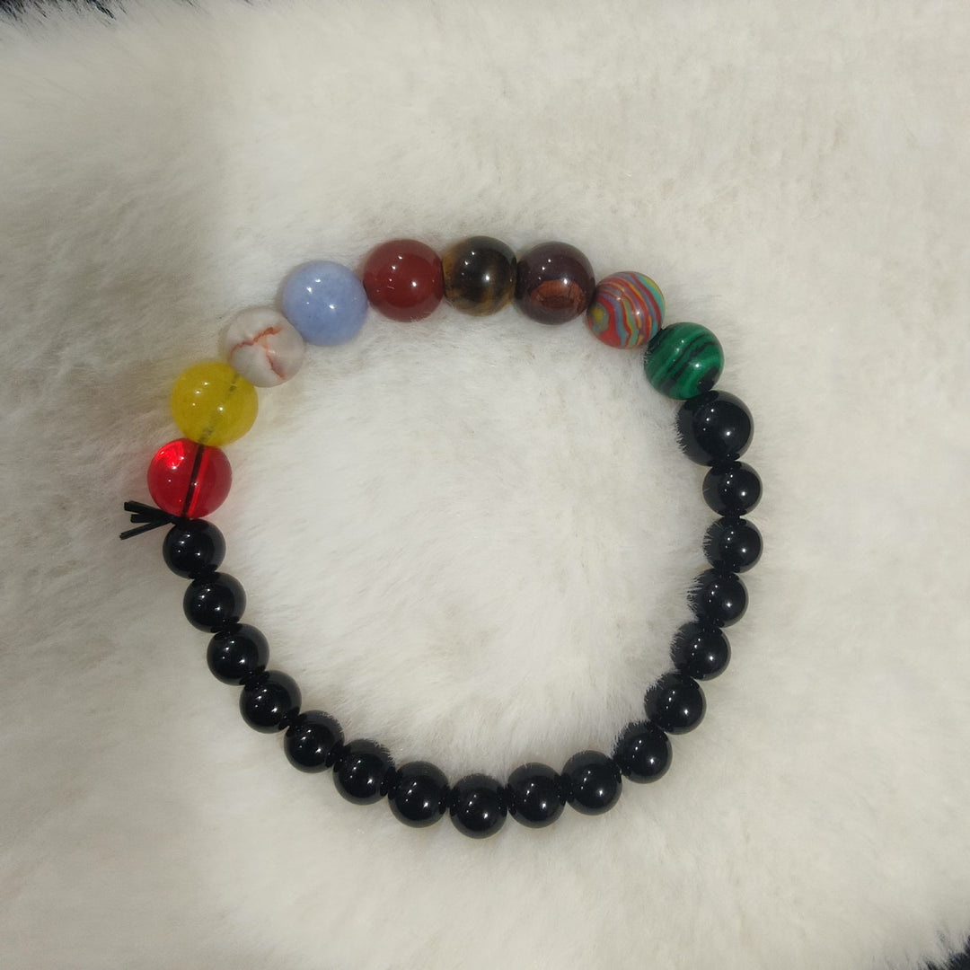 Colorful bracelet with natural stones Stornfield