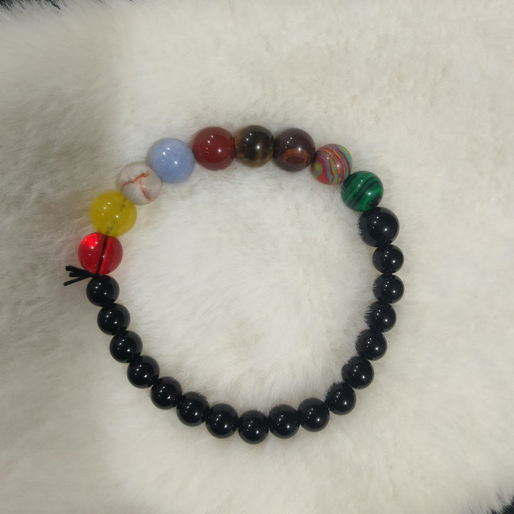 Colorful bracelet with natural stones Stornfield