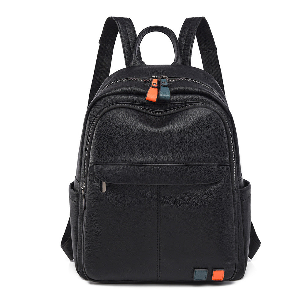 Leather Multi-Compartment Backpack Stornfield