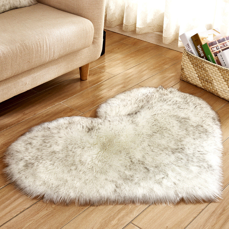 Plush Heart-Shaped Area Rug Stornfield