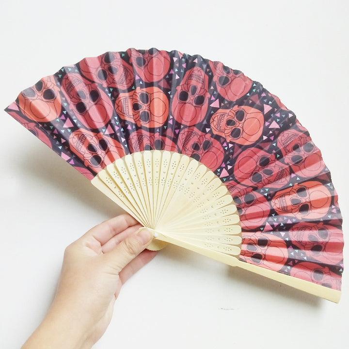 Women's Halloween costume fan with unique lettering Stornfield