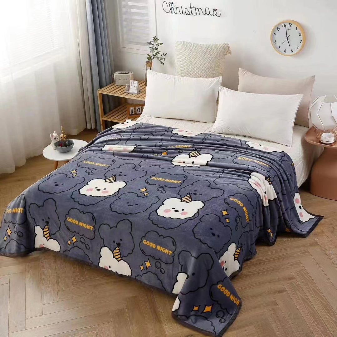 Women Patterned Bedspread with Elegant Houndstooth Optics Stornfield