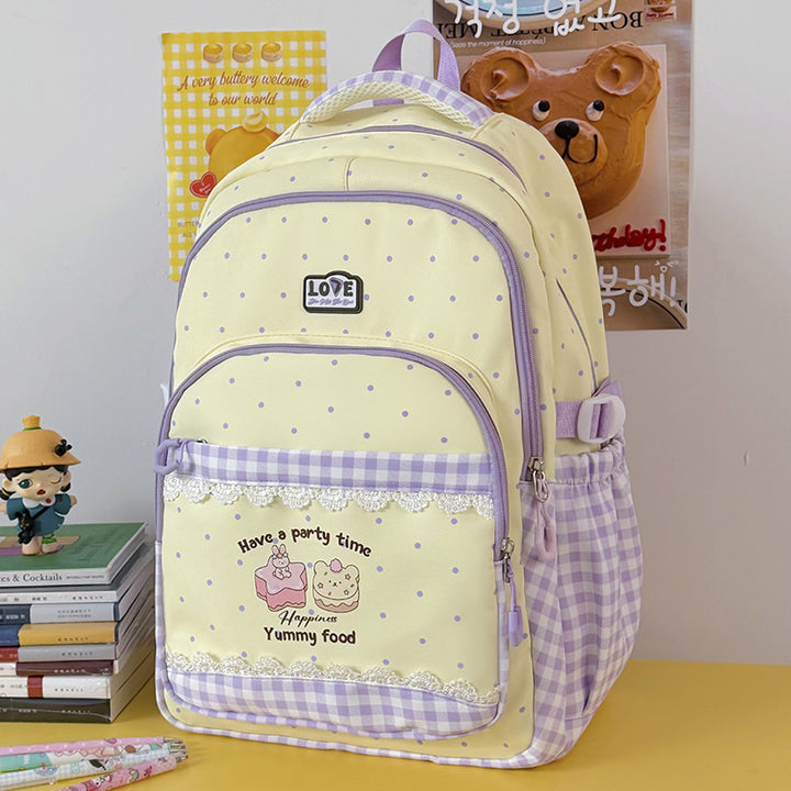 Fun-Themed Multi-Pocket Backpack Stornfield