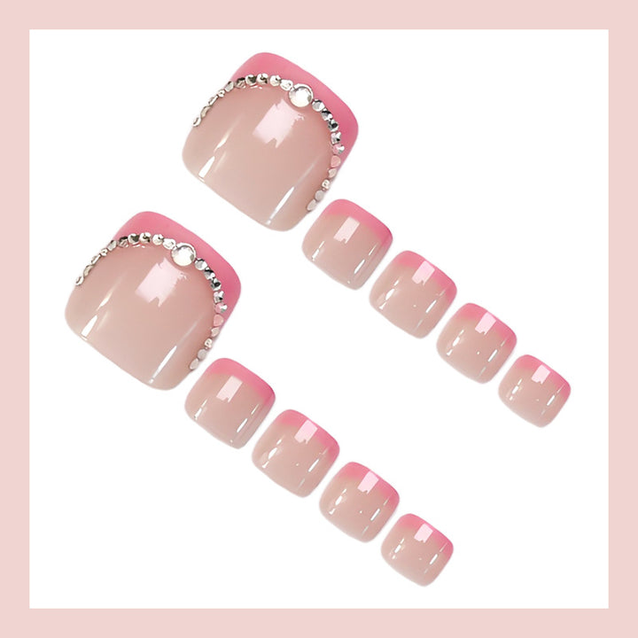 Nail art set with elegant glitter and lace accents Stornfield