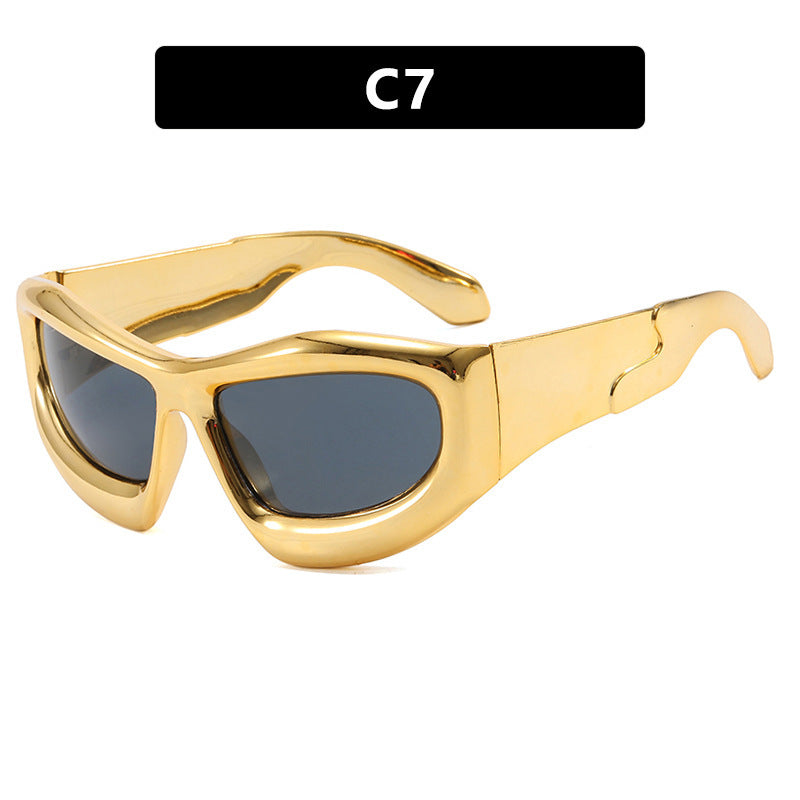 Women's Sporty Sunglasses with Futuristic Design Stornfield