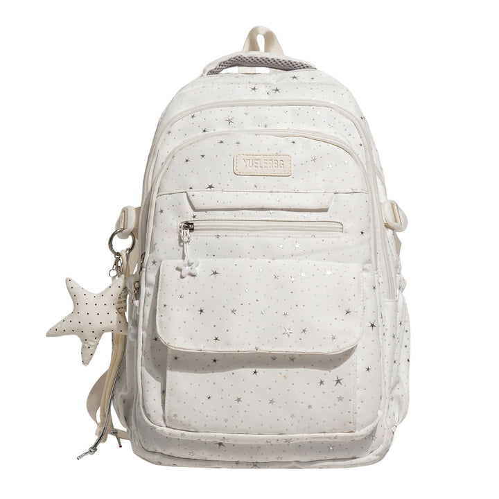 Star-Patterned Backpack with Multiple Compartments Stornfield