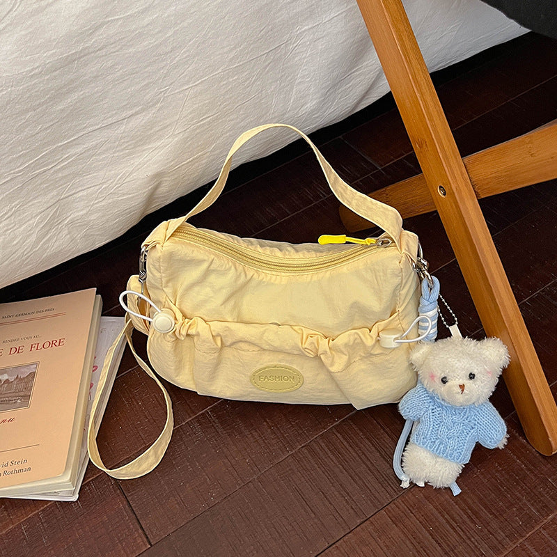 Casual Ruched Crossbody Bag