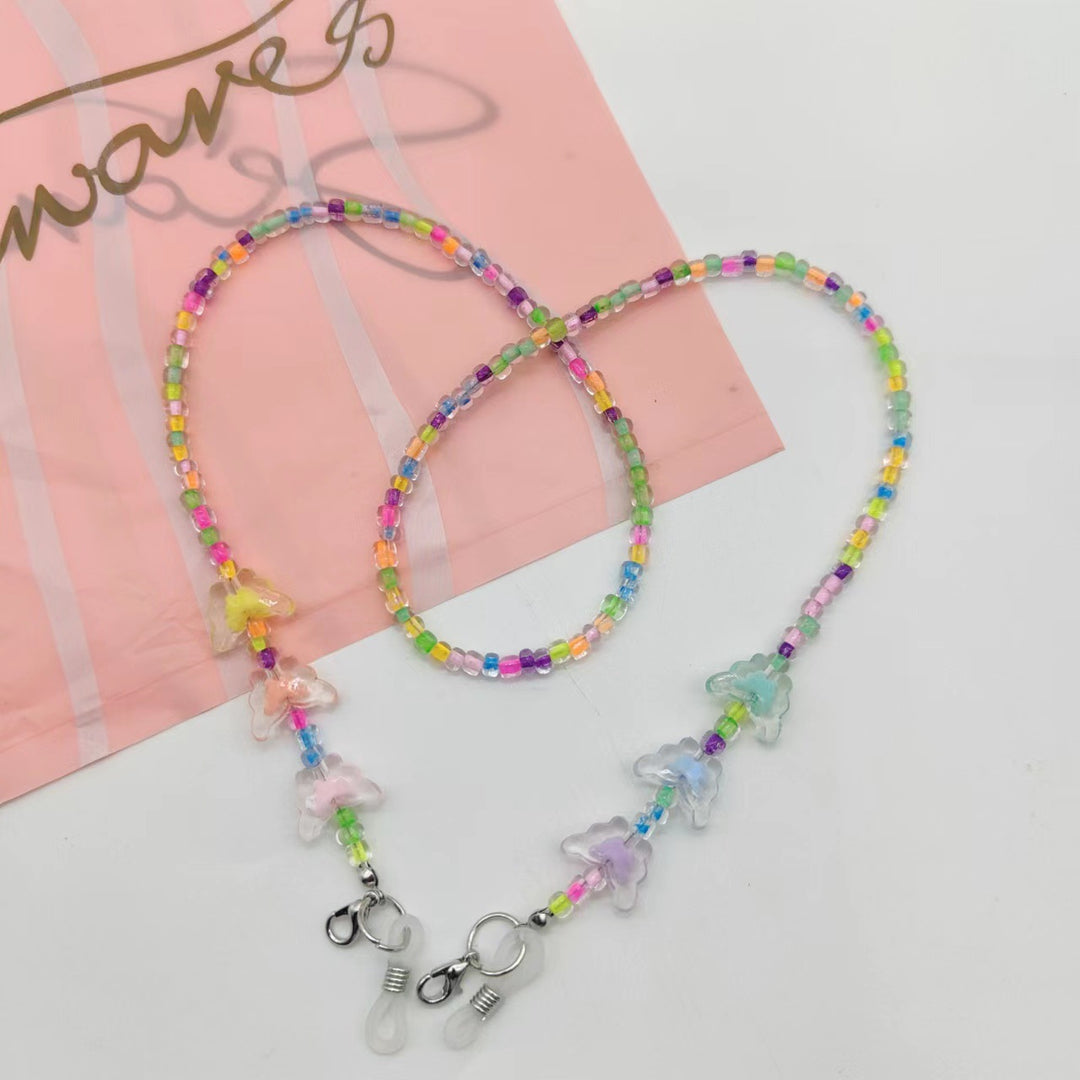 Colorful glasses holder chain with cute animal motifs Stornfield