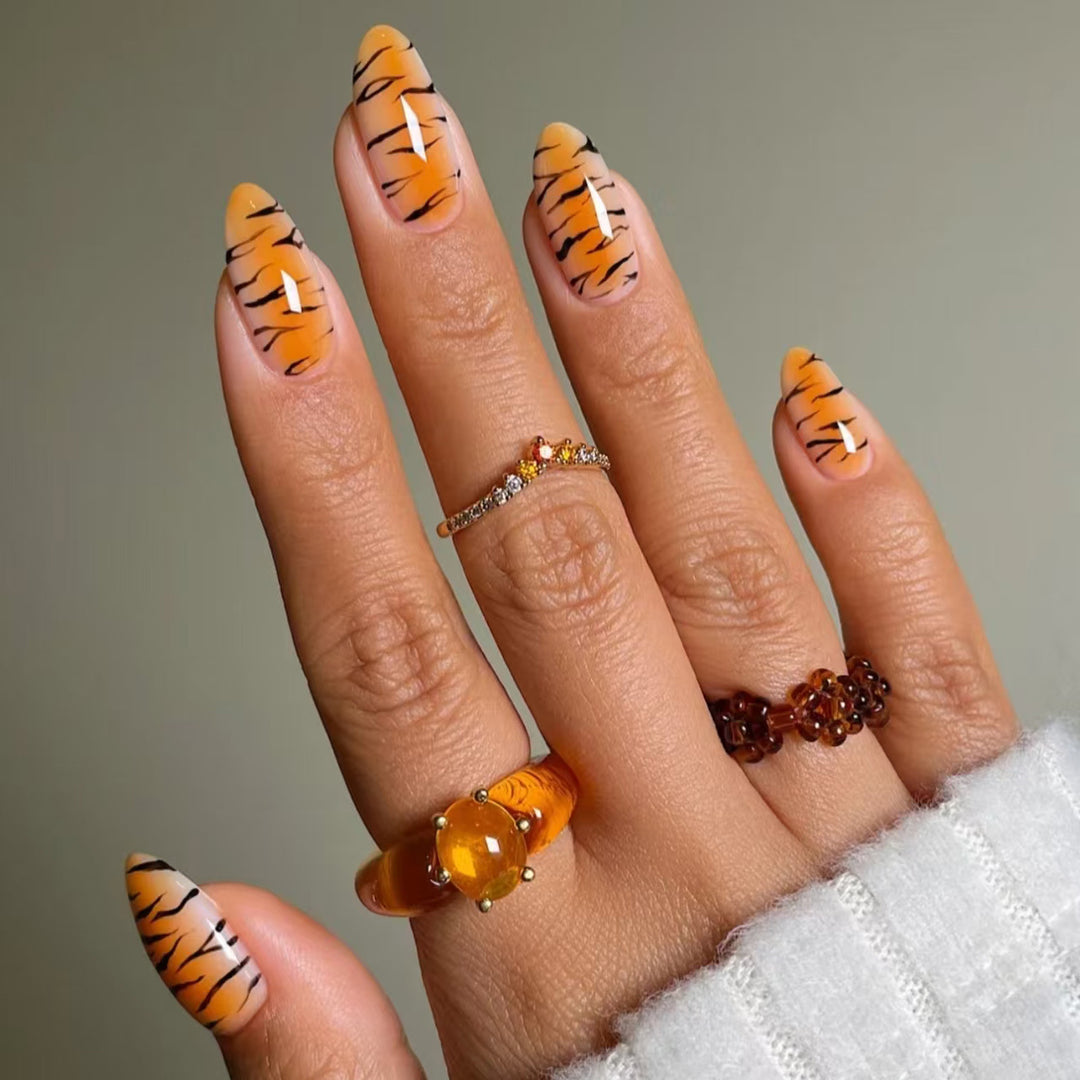Creative Tiger Print Nail Art Kit