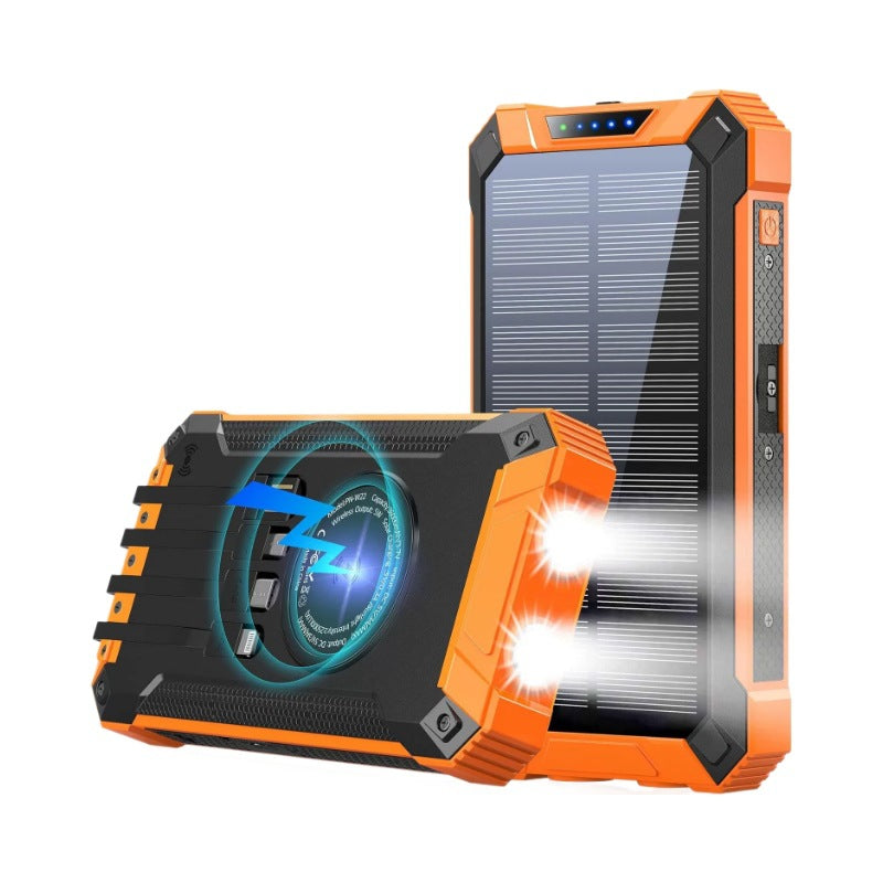 High-performance solar power bank with multifunctional cable Stornfield