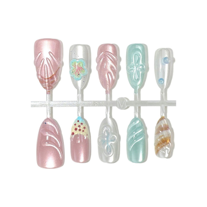 Artistic Press-On Nail Set 1790745832