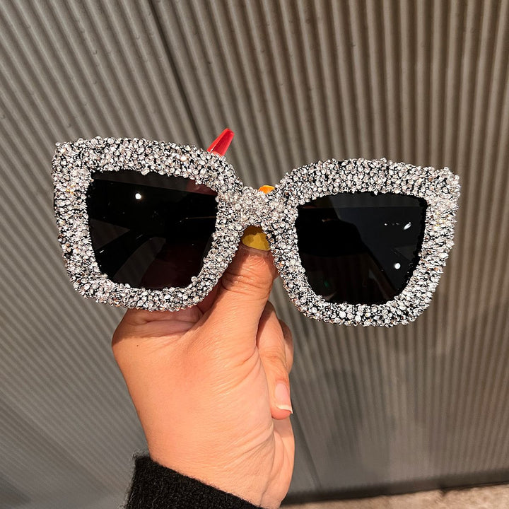 Women's Glamorous Statement Sunglasses with sparkling rhinestone embellishment Stornfield