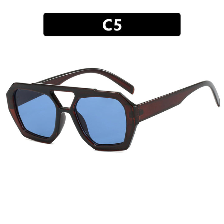 Ladies stylish sunglasses in distinctive octagonal design Stornfield